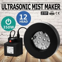 12 Head Ultrasonic Mist Maker Fogger Fog Water Pond Atomizer Air Humidifier 895801276262  182801936621